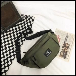 Green Fanny pack belt waist bag